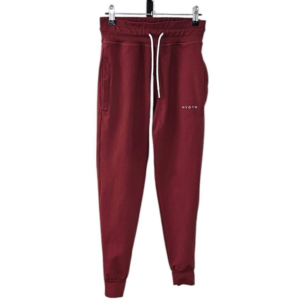 NVGTN Womens Joggers, Red, Tie Waist, Athletic, Size Medium